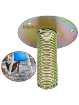 Comedero espiral de campo para gallinas