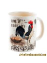 Taza para infusiones cerámica Gallo