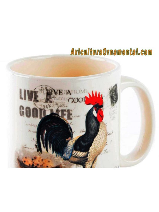 Mug para infusiones cerámica Gallo