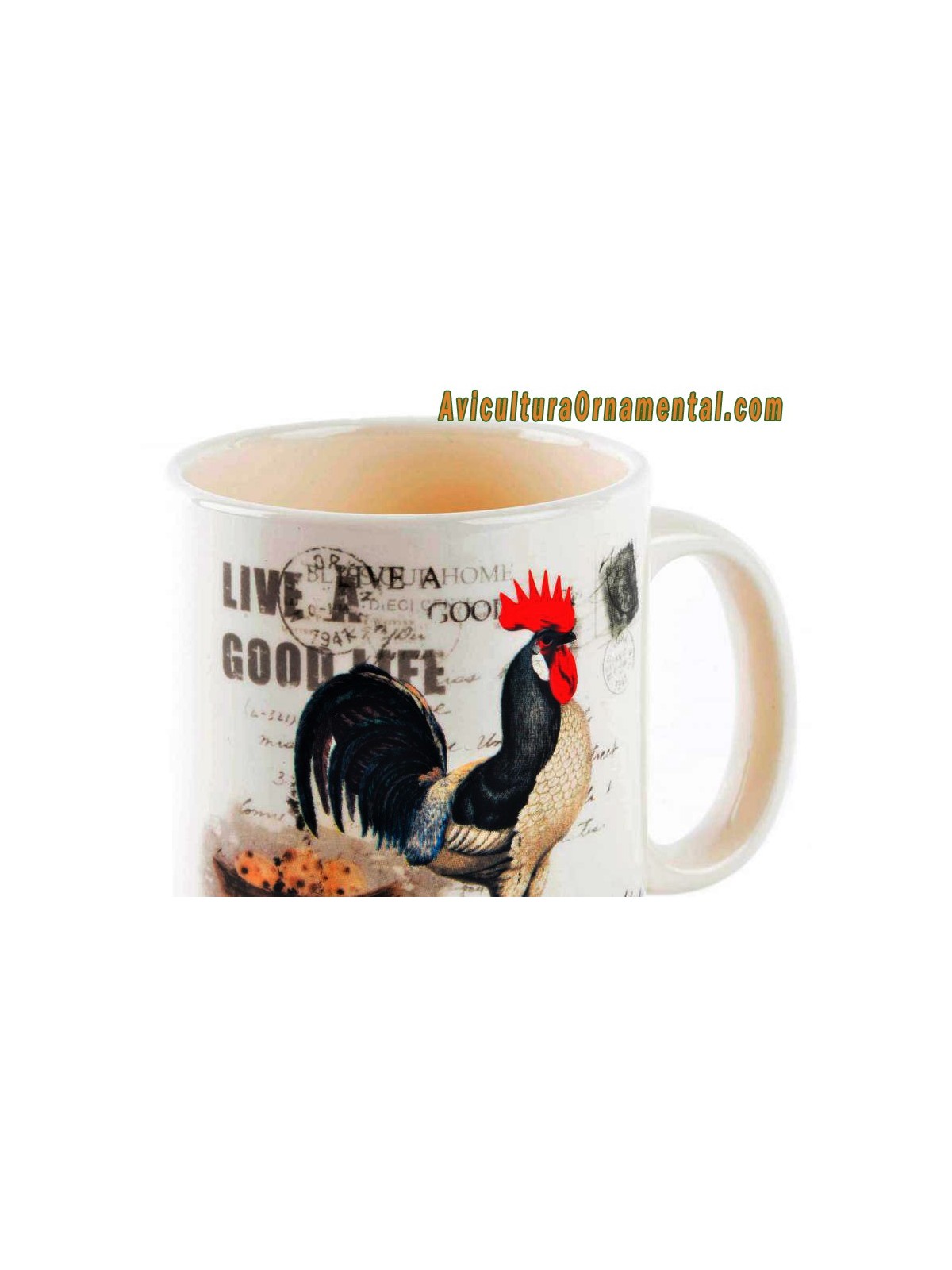 Mug para infusiones cerámica Gallo