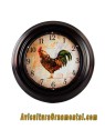 Reloj pared metal gallo1