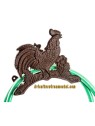 Sujetamangueras Gallo hierro colado