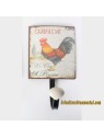 Perchero pared metal Gallo
