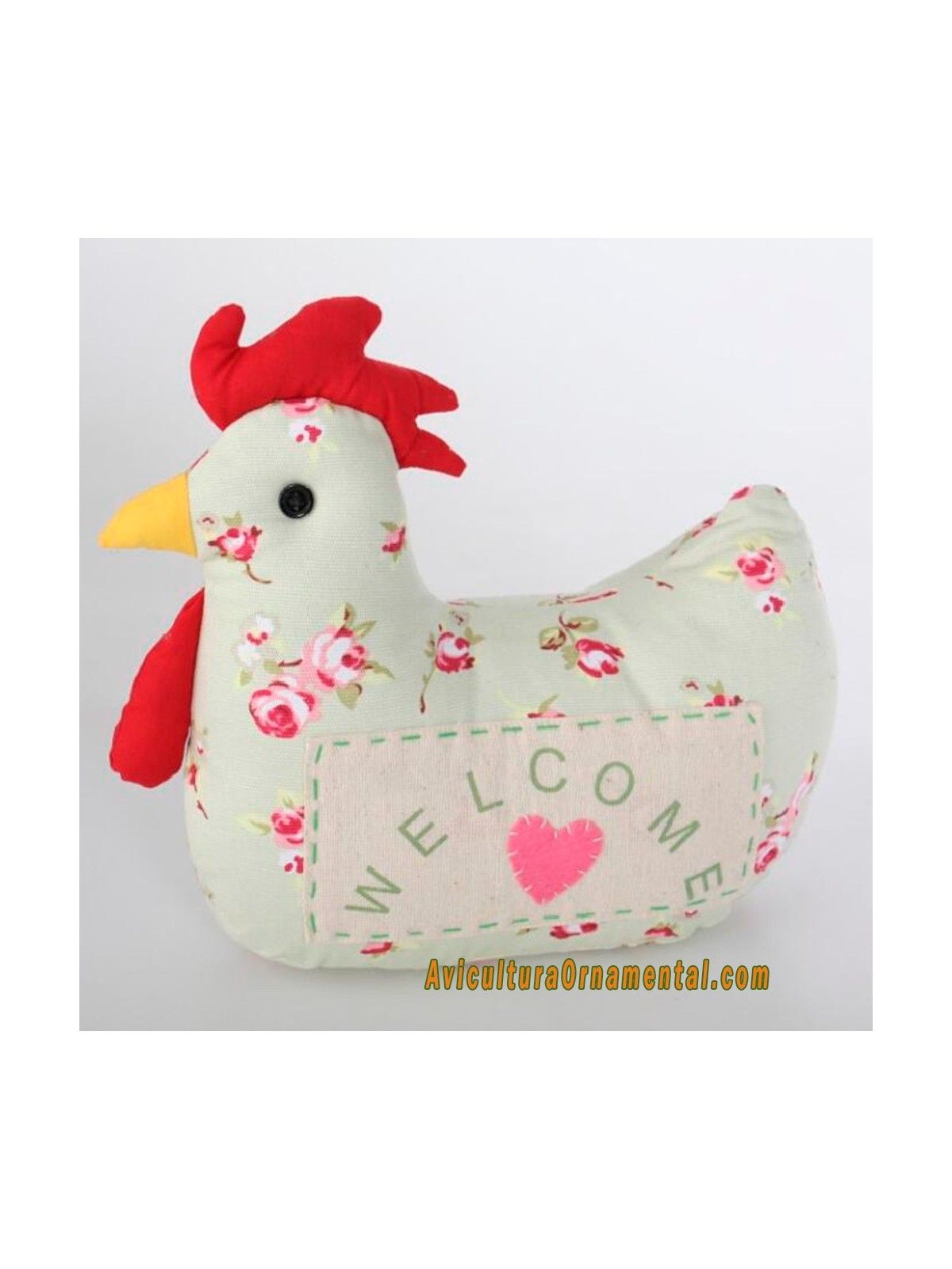 Sujeta puertas tela Gallina Welcome