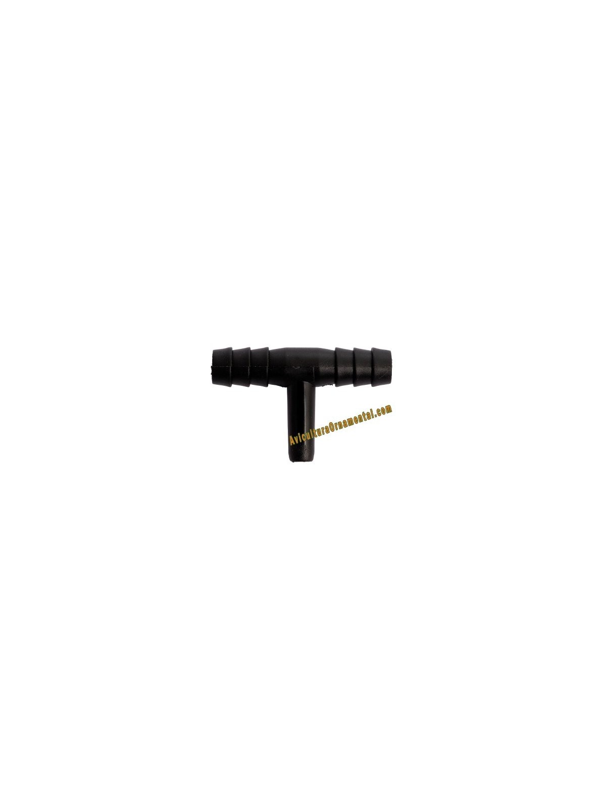 Unión T 10x7x10 mm para sistemas bebederos en red