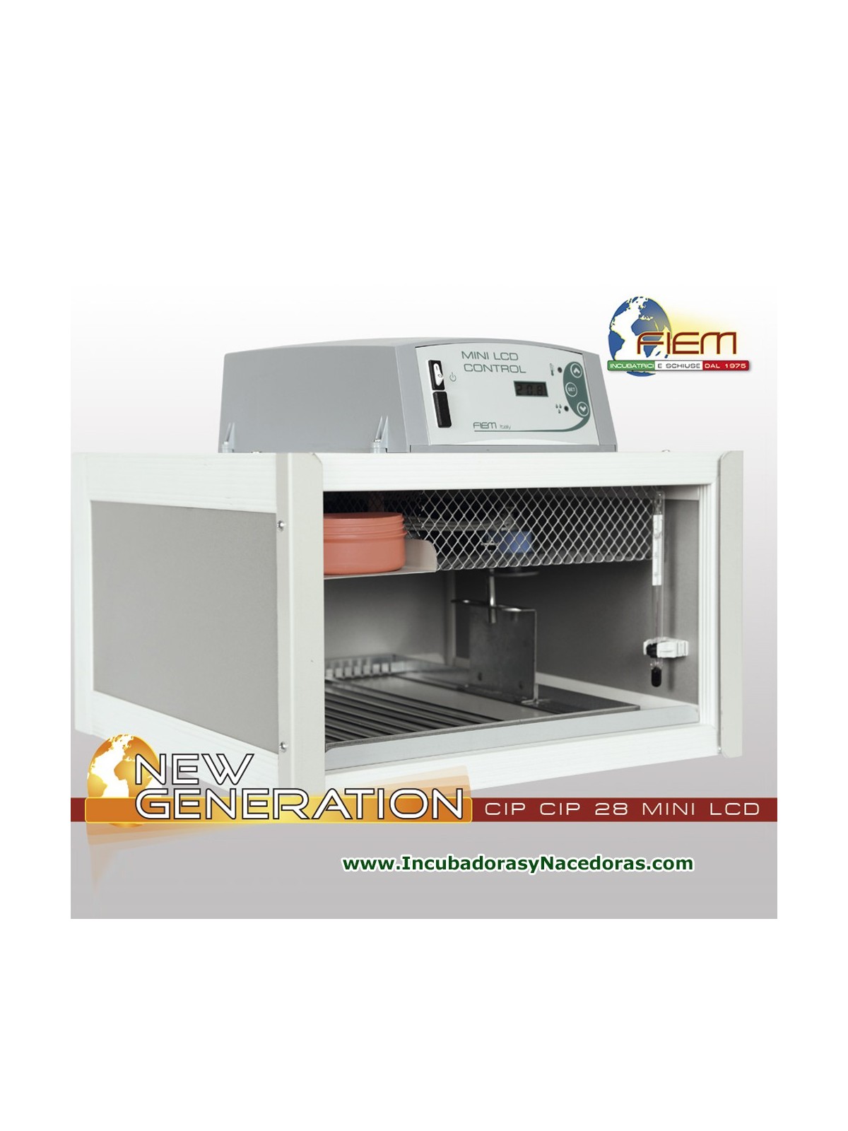 Incubadora Fiem CIP 28 MINI LCD