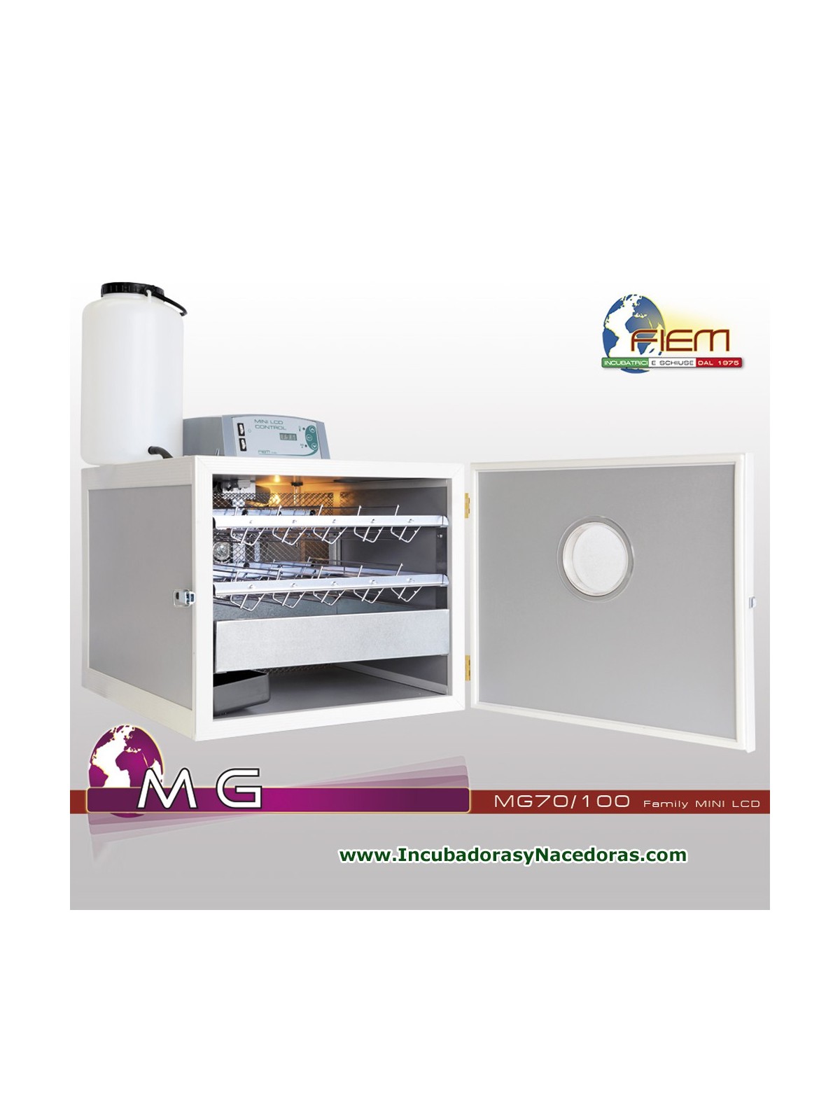Incubadora Fiem MG70/100 Family MINI LCD