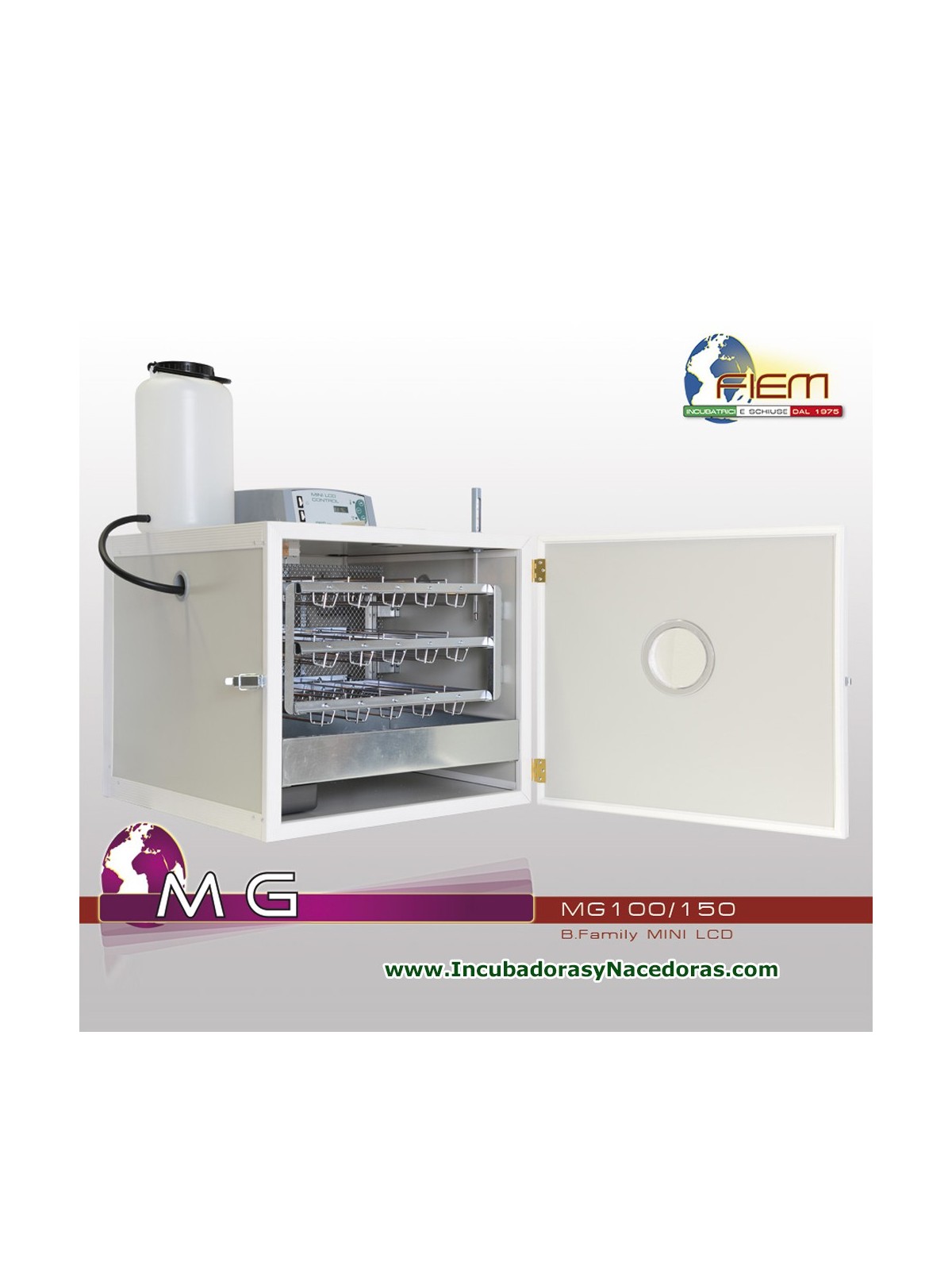 Incubadora Fiem MG100/150 B.FAMILY MINI LCD