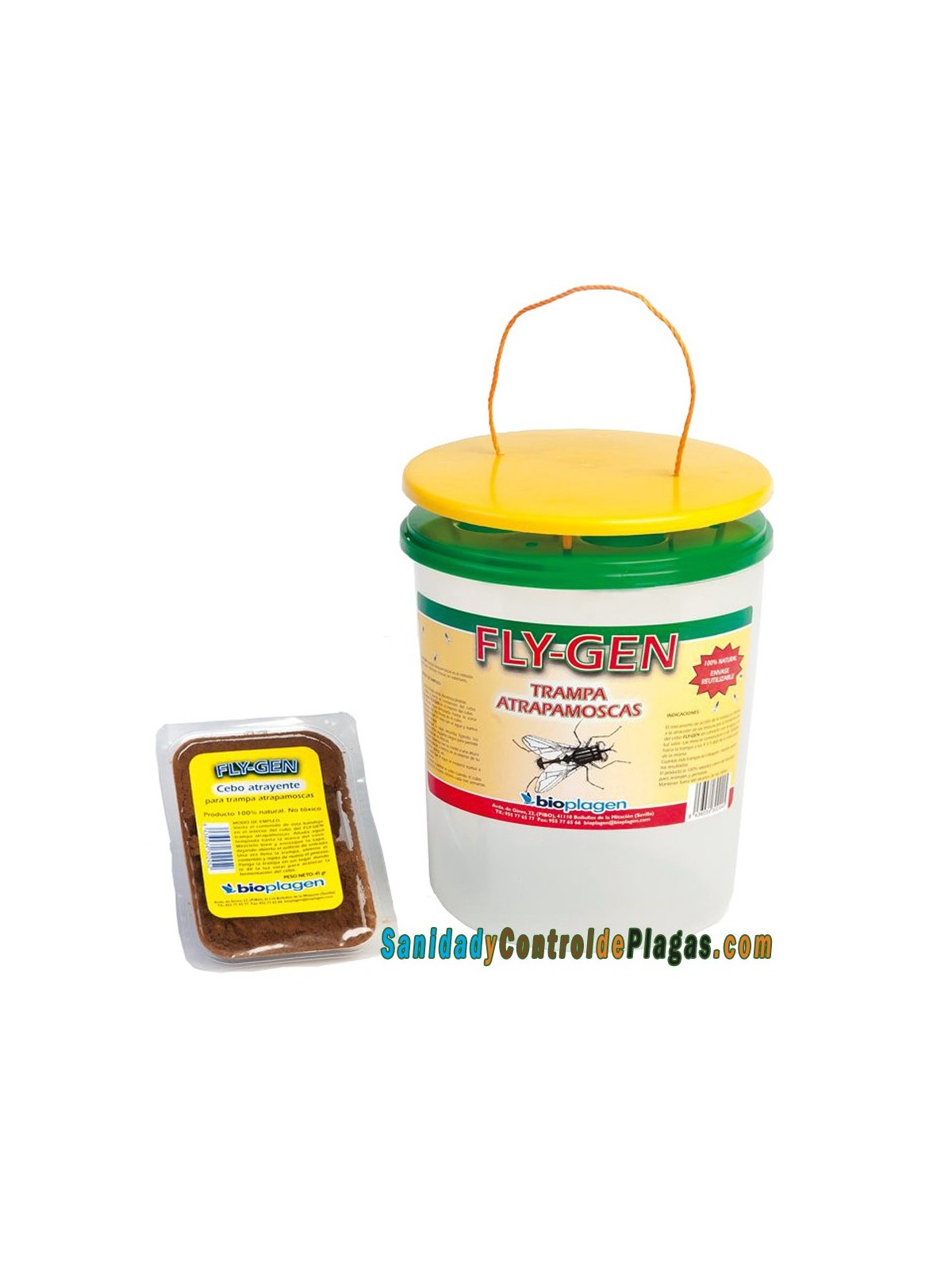 Oferta Fly-Gen trampa atrapamoscas más cebo