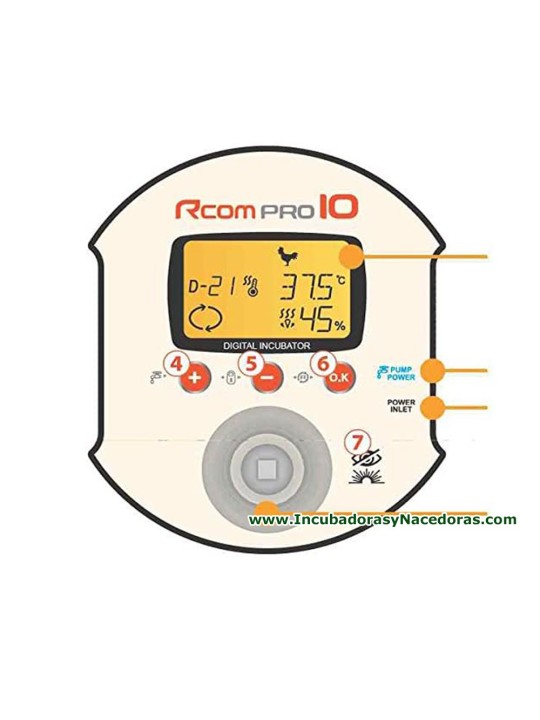 Rcom 10 PRO pantalla 