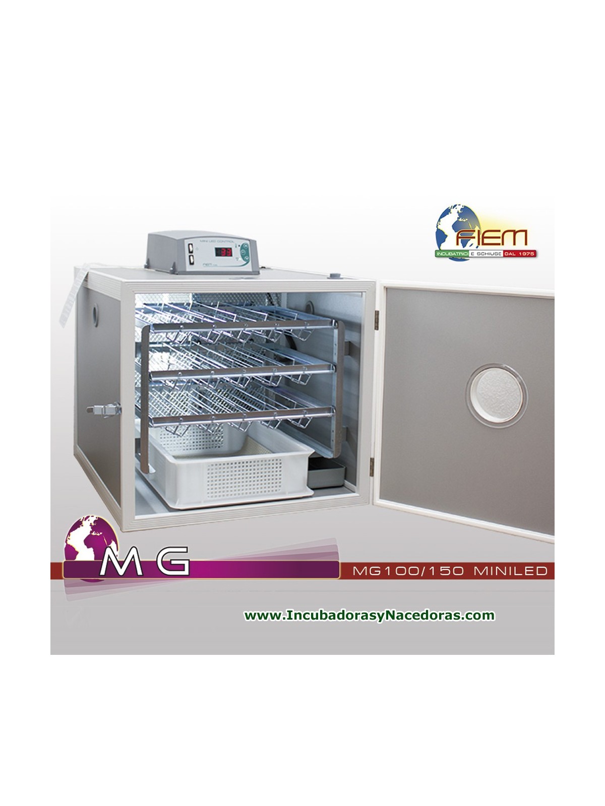 Incubadora Fiem MG100/150 B.FAMILY MINI LCD