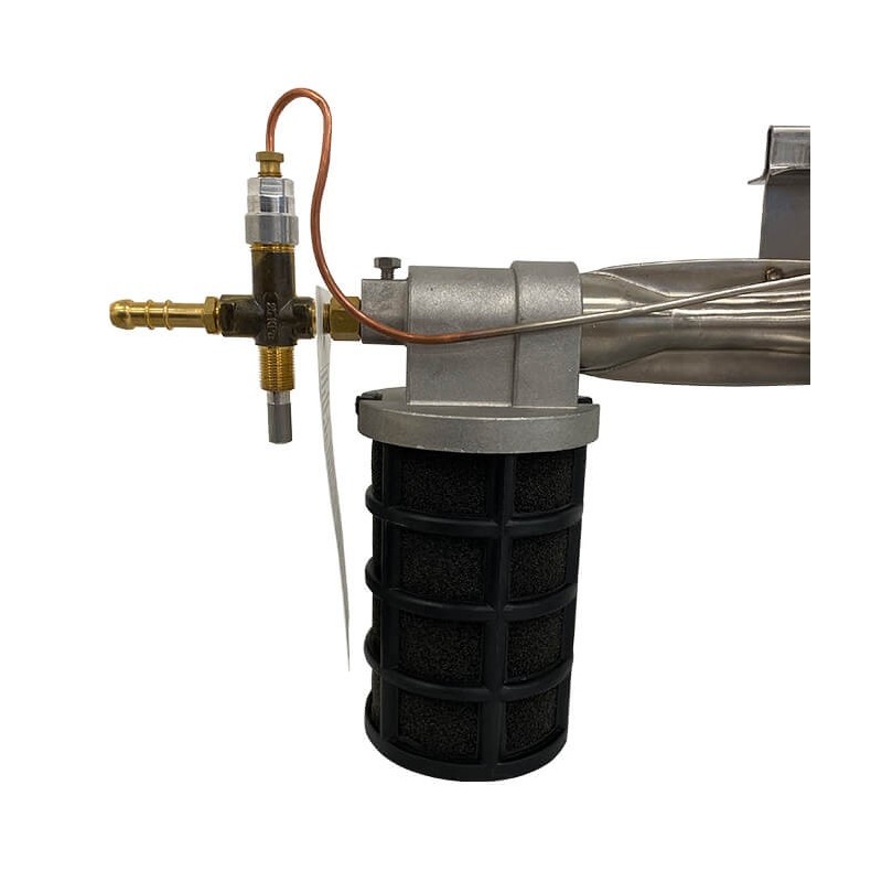 Calefactor a gas para pollitos