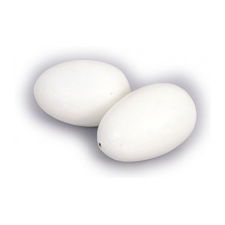 Huevos falsos antipicaje madera para gallinas o palomas