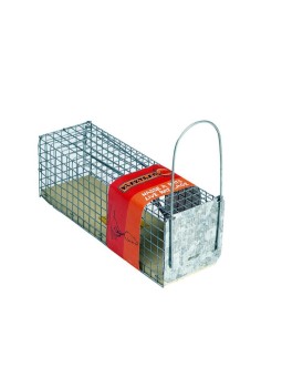 Jaula-trampa para ratas 28 cm. económica