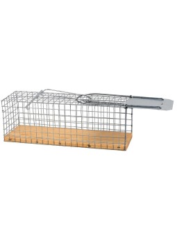 Jaula-trampa para ratas 27 cm económica