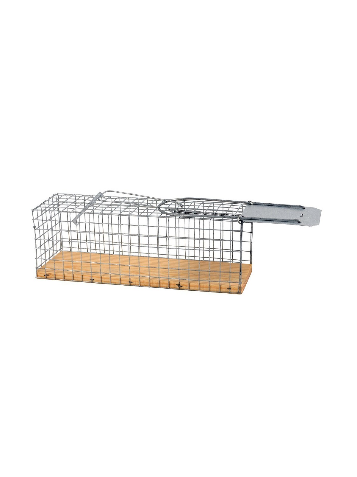 Jaula-trampa para ratas 27 cm económica