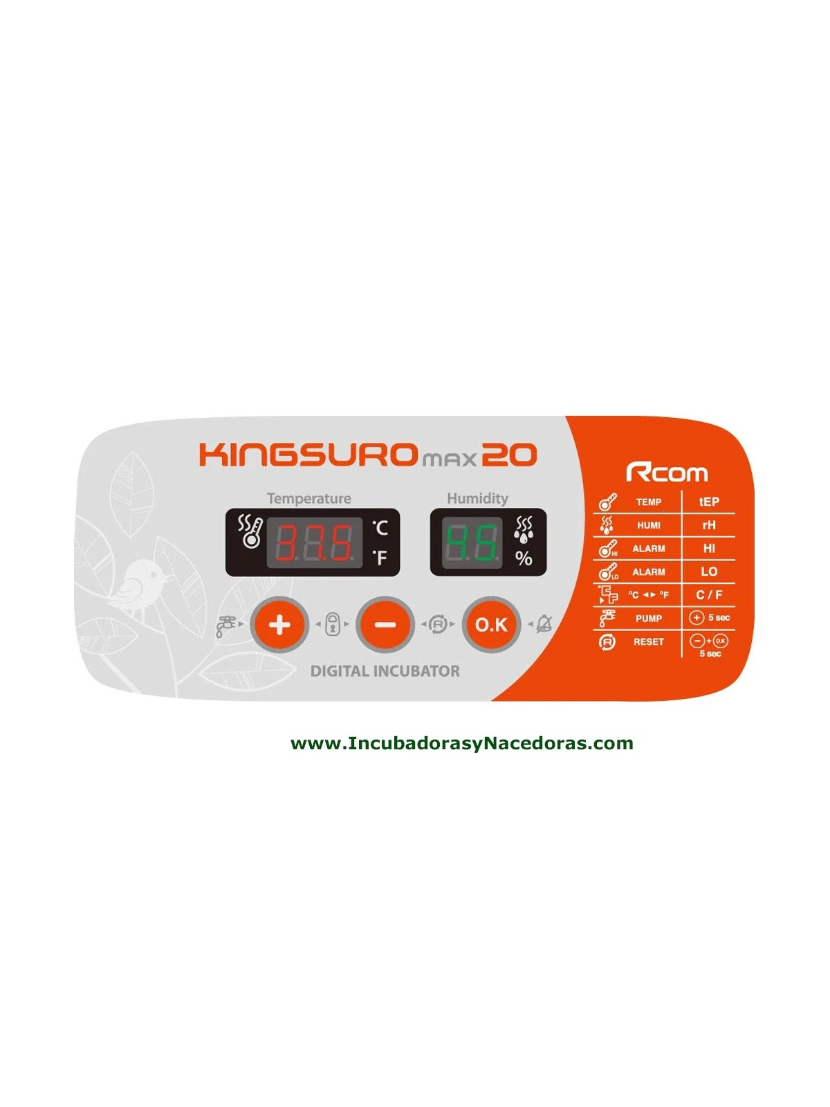 rcom manejo Suro Max 20