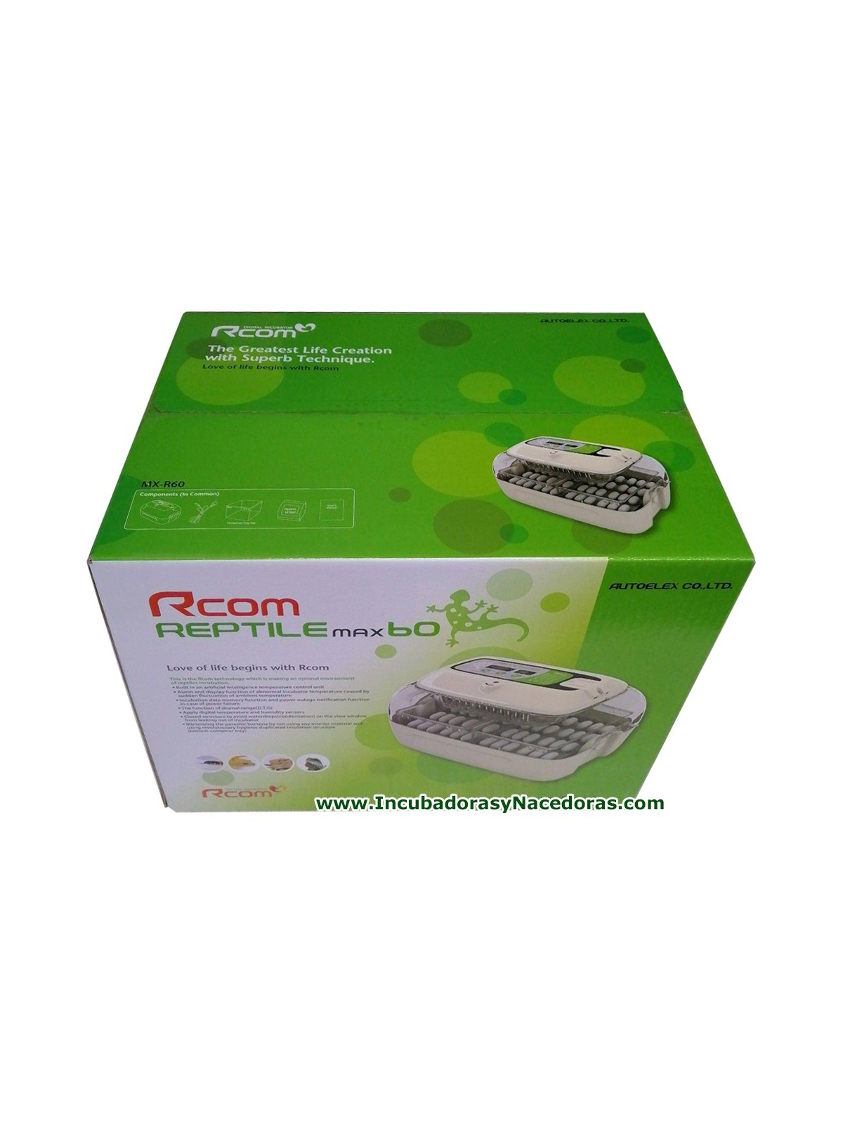 Incubadora Rcom Max 60 Reptiles