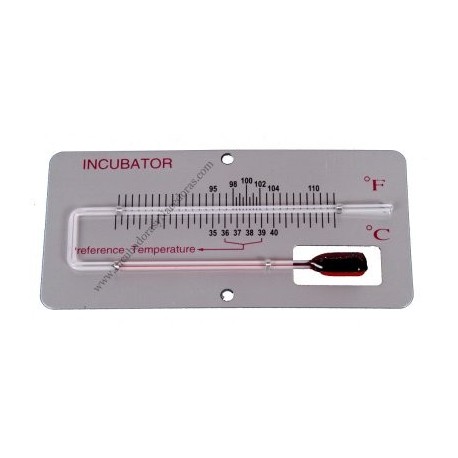 Termómetro de incubación sobre panel