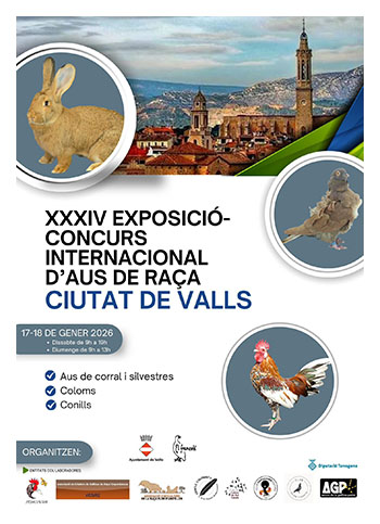 Exposición aves de raza Valls 2025