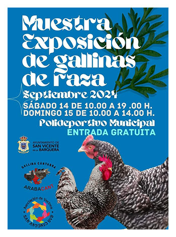 exposición gallinas de raza